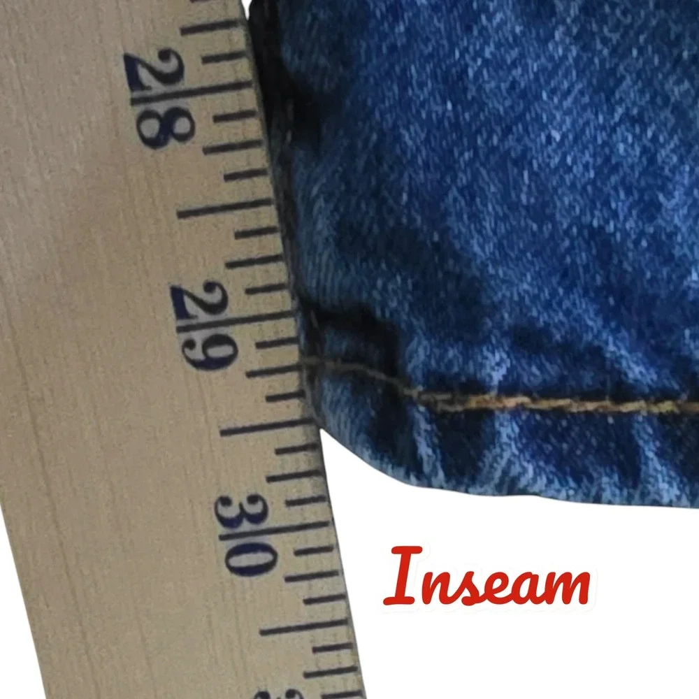 Levis 501 Original Fit Mens Blue Denim Jeans 42x32 Button Fly Medium Wash